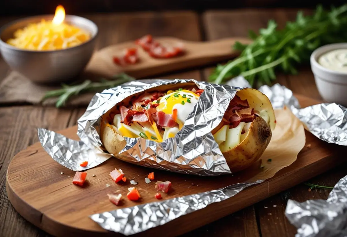 Bakad potatis i ugn folie – så blir den perfekt! illustration