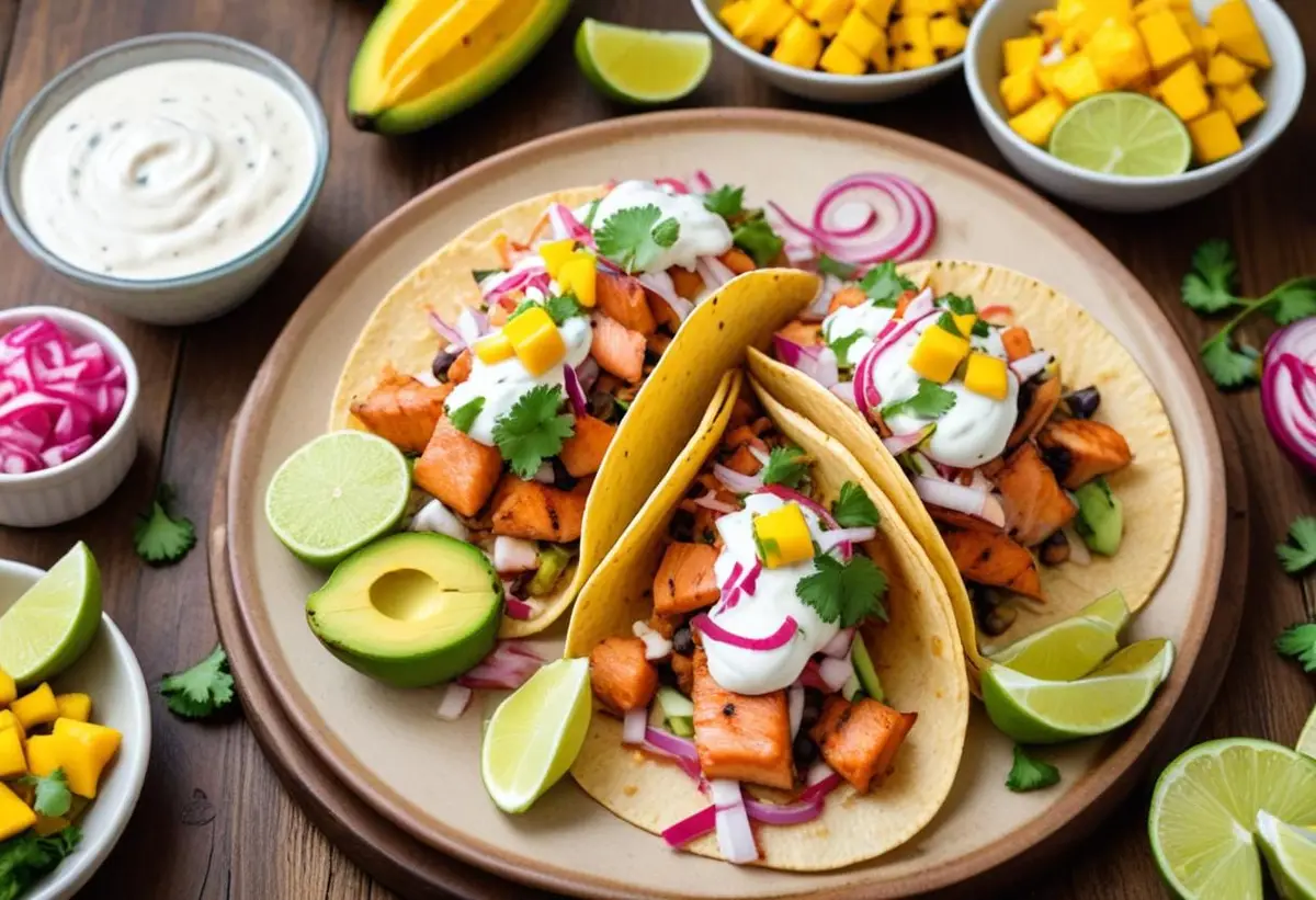 Laxtacos – en festlig och smakrik middag! illustration