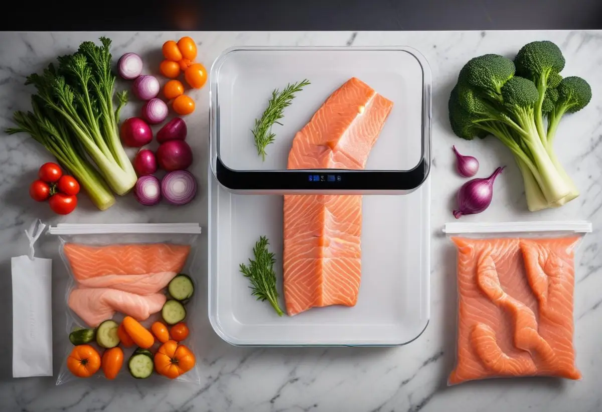 Sous vide illustration